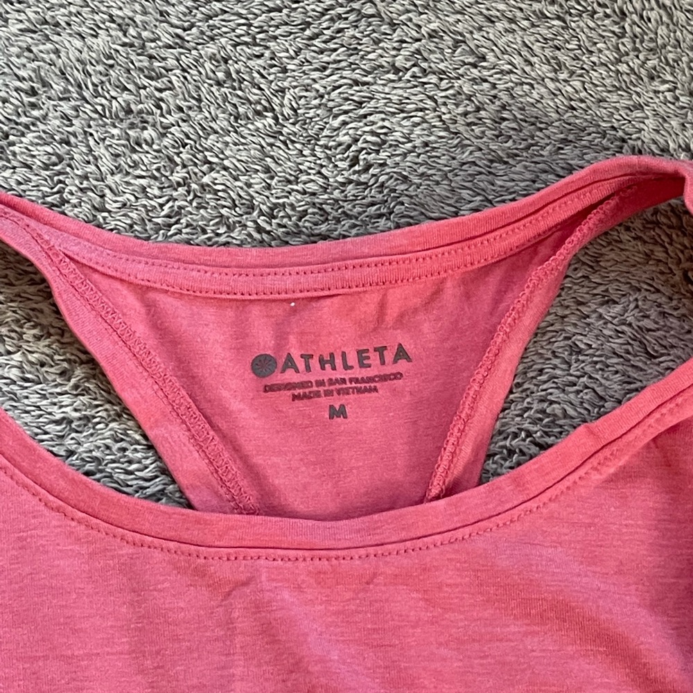 Athleta Encore Tank Salmon Pink